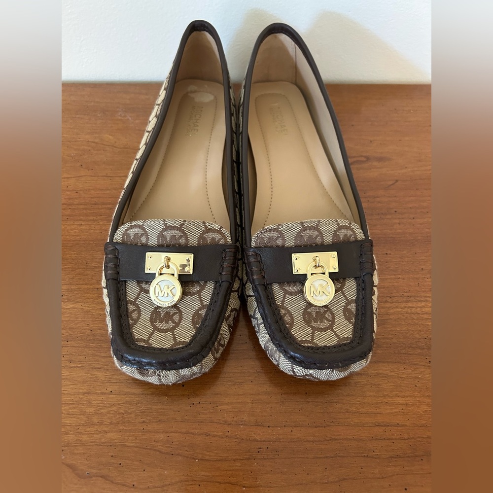 Michael Kors Hamilton Loafer | Brown MK logo | Size: 7.5